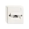 Scatola di raccordo AP standard 1×RJ45 bianco 
