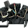 Borne fusible Weidmüller ZSI 2.5-2/2X2AN/G20/LD4 connexion à ressort TS35 noir 