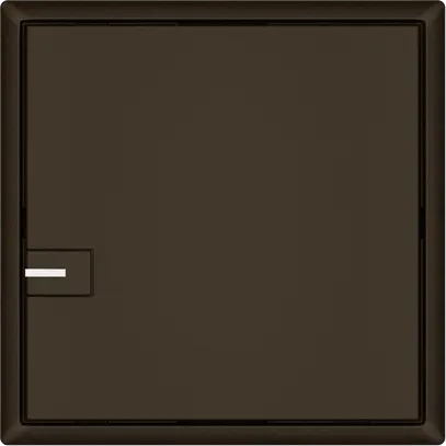 Poussoir universel EDIZIO.liv UNI SNAPFIX® 12…48V a.LED bleu 1× comm.1T br 