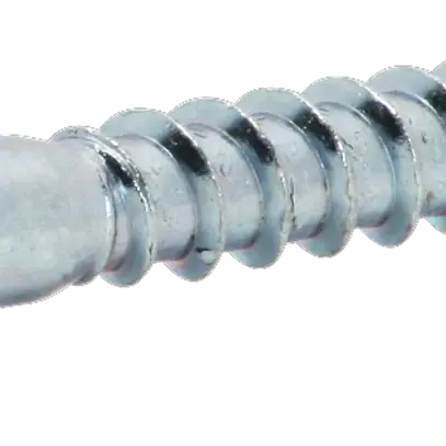 Vis à bois 6-pans 8×70mm DIN 571, fraisée, zinguée bleu 