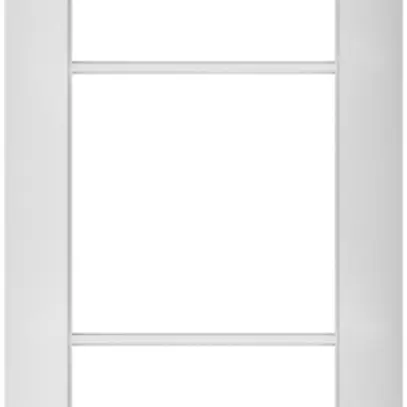 Telaio di copertura SIDUS 3×1 bianco 