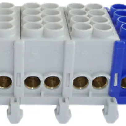 Morsetto principale HLAK 4L,25mm²,1×5…25mm²,3×gr/1×blu 