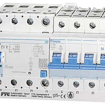Set disgiuntore differenziale Doepke DFS 4 A EV EV-FI-LS SET 16A allimenta.giu 