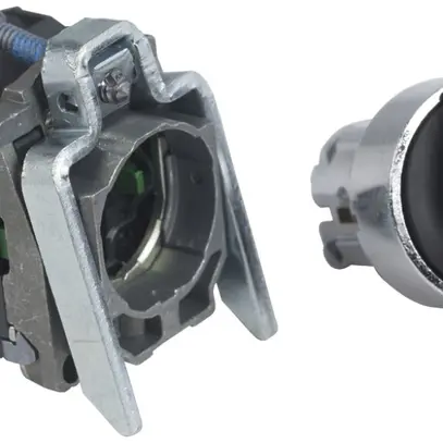 Interruttore rotativo INS Schneider Electric 2Ch I-0-II richiamo alu centro 