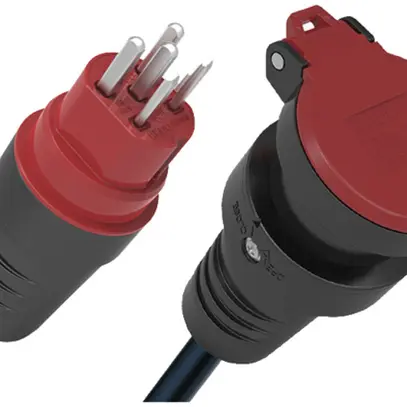 Prolunga ELBRO T25/T25 H07RN-F5G2.5mm² GDV 10m IP55 nero 