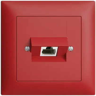 Presa INC 1×RJ45/u 4P ITplus EDIZIOdue berry 