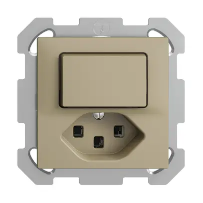 Combinazione INC 6/1L+T23 16A EDIZIOdue sand 