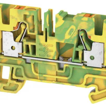 Morsetto di protezione Weidmüller A2C PUSH IN 4mm² verde/giallo 