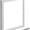 Cadre de réhaussement Hager volta 1-rangée 348×356×9mm IP30 blanc pur 