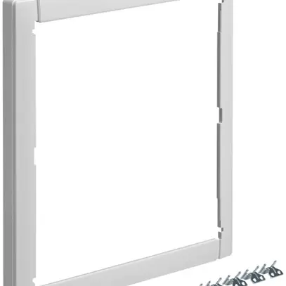 Cadre de réhaussement Hager volta 1-rangée 348×356×9mm IP30 blanc pur 