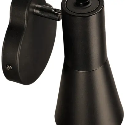 Lampada a muro SLV PHELIA, GU10 35W con interruttore IP20 nero 