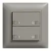 Tasto INC ZEP 2c/2t ON-OFF stazione principale EDIZIOdue grigio scuro 