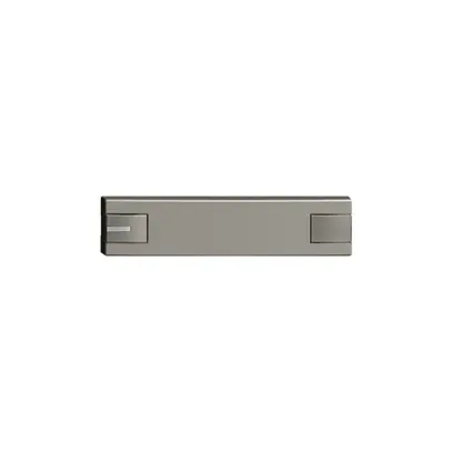 Touche 1/4 KNX/électron.a.LED EDIZIOdue commande à 2-touches gris foncé 