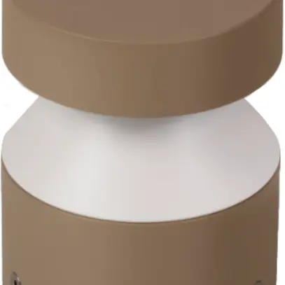 LED-Pollerleuchte MATITA rund 10W 1094lm 2700K IP65 160mm sand 