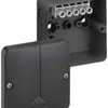 Boîte dérivation AP Abox-i m 025-2.5² IP65 82×82×52mm noir 