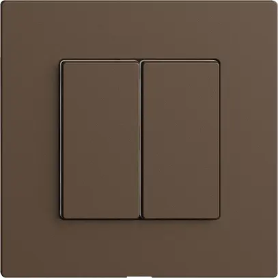 Interruttore 2K/2T Edue Wiser coffee 