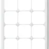 Cadre de recouvrement ENC kallysto.line 4×3 blanc vertical 272×212mm 