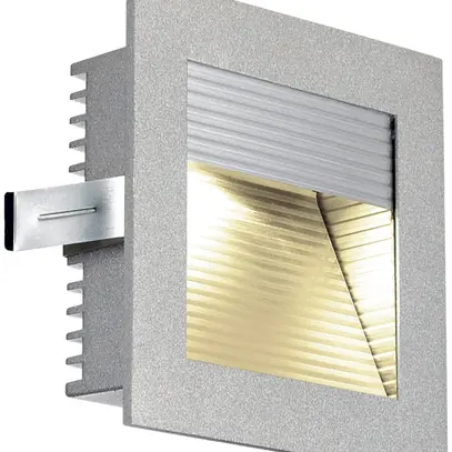Luminaire LED INC SLV FRAME CURVE, 350mA 1W 90lm 3000K carré IP20 gris argenté 