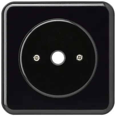 Scatola di raccordo INC basico nero Ø9mm senza morsetti 