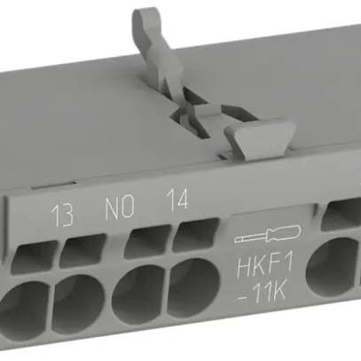 Contact auxiliaire ABB HKF1-20K, pour MS132, 2F 1.5A AC-15, frontal, Push-In 