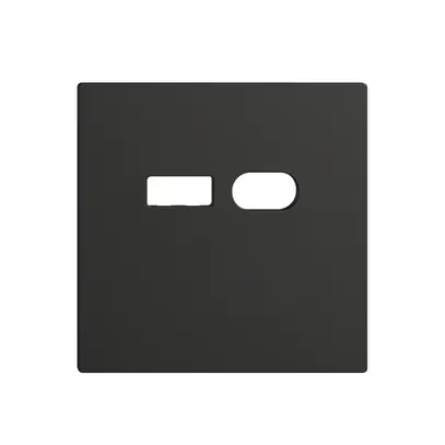 Kit di montaggio Feller EDIZIOdue per presa USB 18W tipo A + tipo C nero 