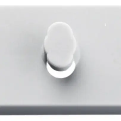 Piastra Clic 110×20×5mm grigio scuro 