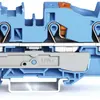 Durchgangsklemme WAGO TopJob-S 16mm² 3L blau Serie 2216 