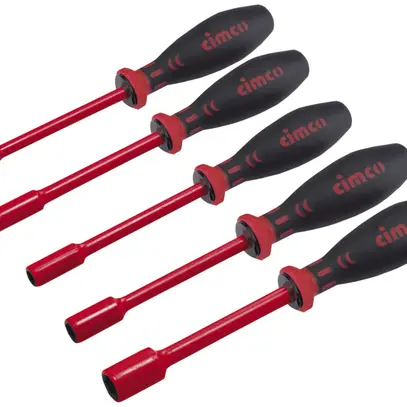 Jeu de clé à tube 6 pans CIMCO VDE 1000V 5 pièces 