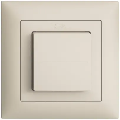 Poussoir RF Bluetooth Feller EDIZIOdue FMI, Low Energy, 2c/1t, sans piles, crema 