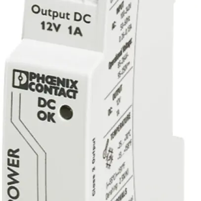 Alimentation à découpage 12VDC 1A, 1 phase 