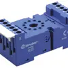 Socle à ficher Finder 90.03SMA pour relais S60, bleu 