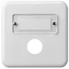 Placca di copertura INC basico I 1×suoneria bianco 