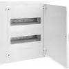 Coffret de distribution ENC Hager golf 2 rangées 12UM porte IP40 352×418×97.5mm 