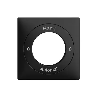Kit frontale 0-Hand-0-Automat EDIZIOdue nero 60×60mm 
