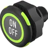 Poussoir capacitif EAO 84 1NO 8.4…32V Ø22.5mm LED vert/rouge ON OFF 