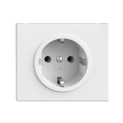 Prise SCHUKO INC FH FLF6/5, 16A, 250VAC, L+N+PE blanc 