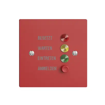 Türstation für Rufleuchte berry deutsch, EDIZIOdue 