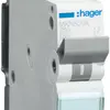 Disjoncteur Hager MCB 2P 230V type B 20A Icn 6kA 1UM 