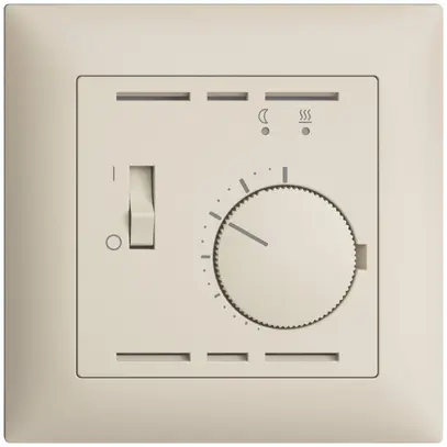 UP-Raumthermostat EDIZIOdue crema, mit Fühler 