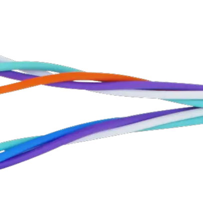 Cavo U72 2×4×0,8 mm privo di alogeni Eca Rotolo a 100m