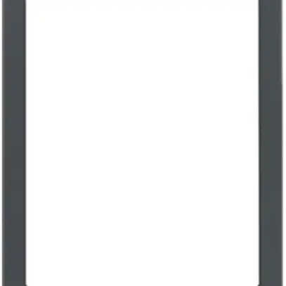 Cadre design vidéo Hager elcom.touch carré anthracite 