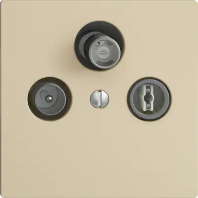 Presa antenna SAT/TV/R DB53 EDIZIOdue vanille, con raccordo SAT-F 