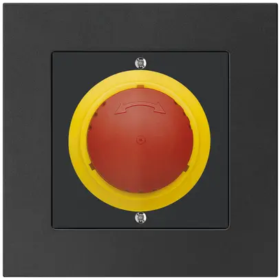 Pulsante INC kallysto.pro ARRESTO DI EMERGENZA nero 