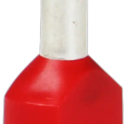 Embout de câble jumelé isolé 2×1.5mm²/12mm rouge 