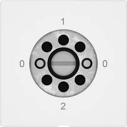 Interruttore rotativo EDIZIO.liv SNAPFIX® commut.multipl.5/1L s.cilindro bi 