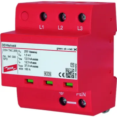 Parafoudre combiné DEHN/elvatec shield TNC type 1+2/classe I+II 