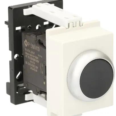 Poussoir AMD K&N, 1F 6A, 2UM, calotte noir 