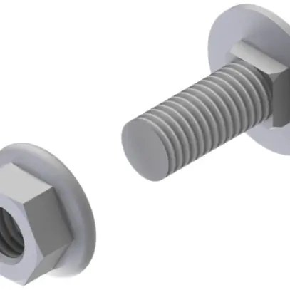 Garniture de fixation Lanz M10×25mm zing. 