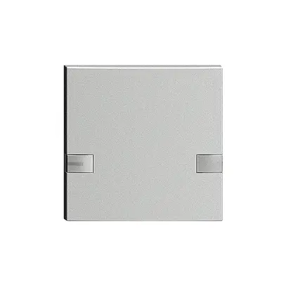 Touche 1/1 KNX/électron.a.LED EDIZIOdue commande à 2-touches silver 