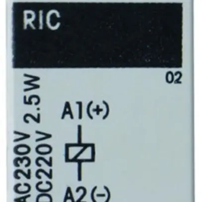 Contacteur AMD ComatReleco RIC, 230VAC/DC, 1F+1O 20A AC-1 